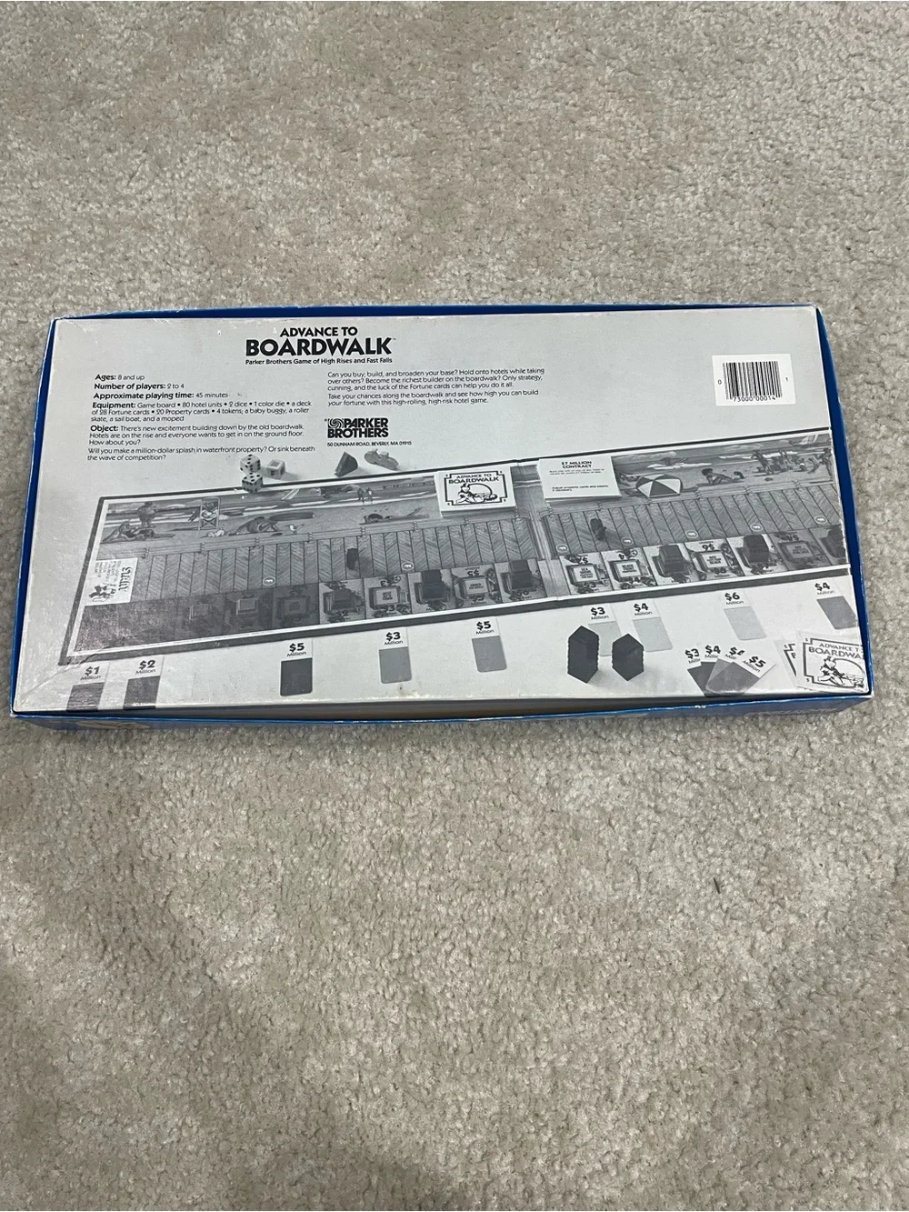 Monopoly Advance to Boardwalk game